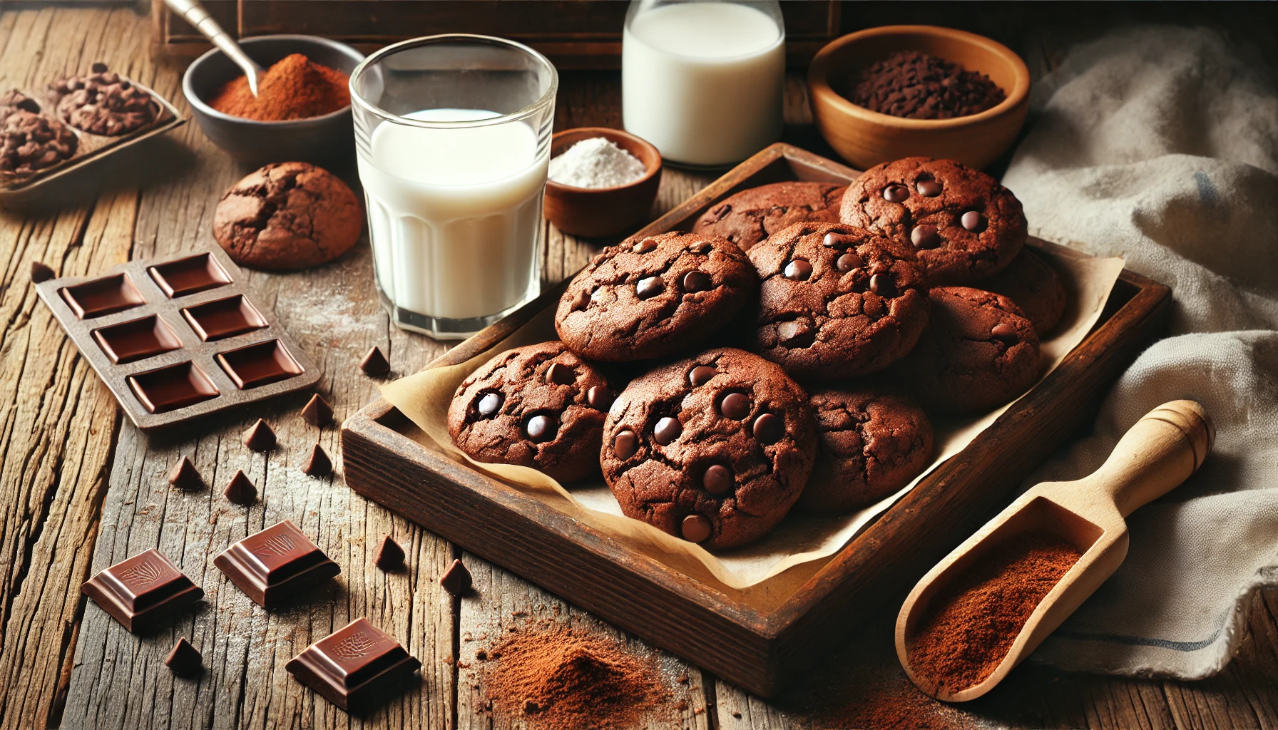 Double Chocolate Chip Cookies Recipe