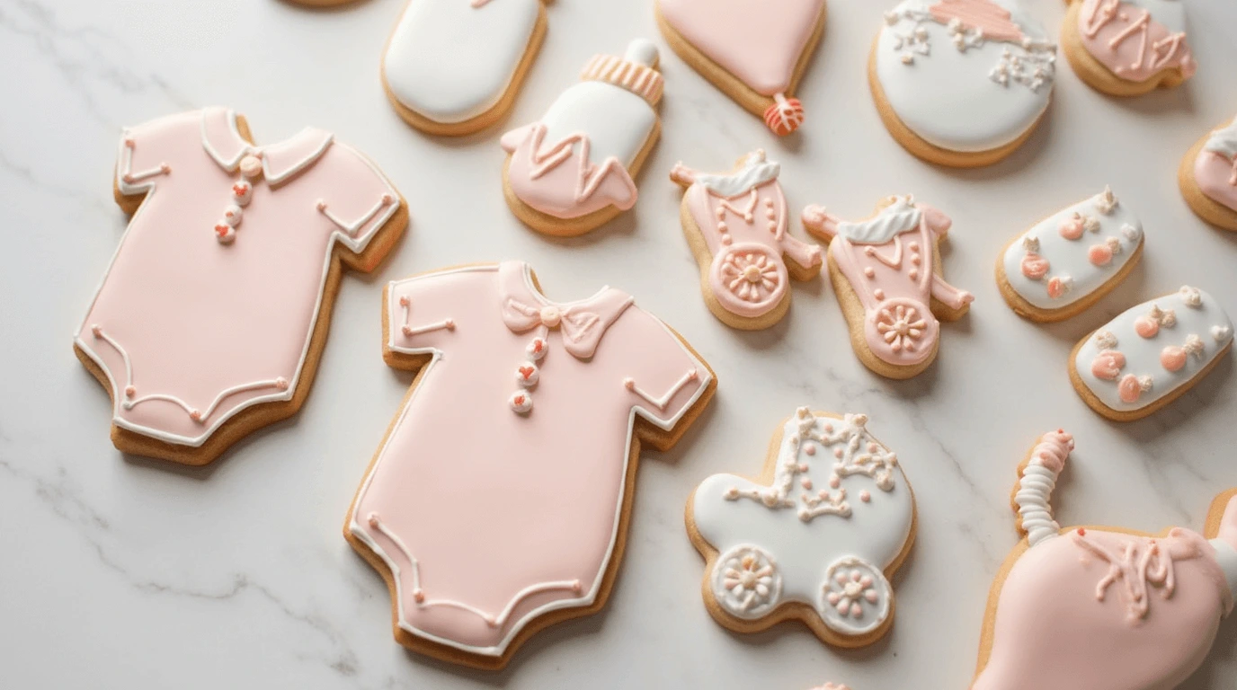 How to make sugar baby shower cookies easley